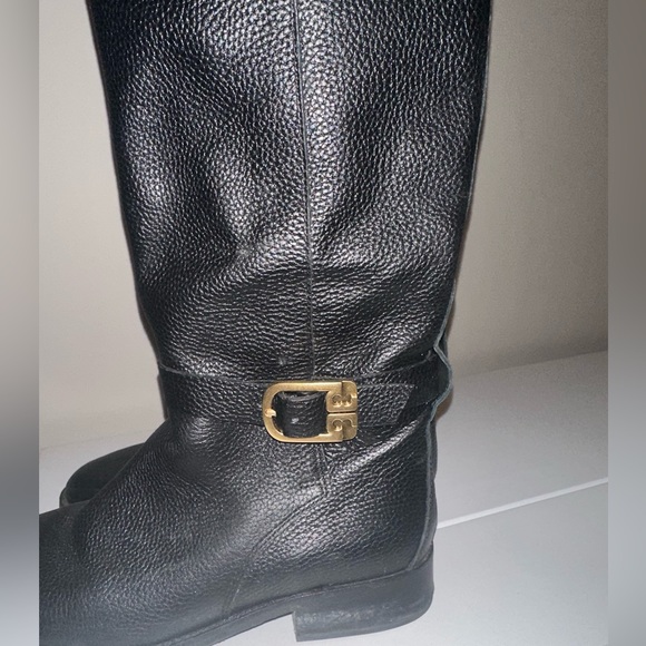 Tory Burch Women's Brooke Buckle Tall Riding Boots Black - Picture 4 of 7